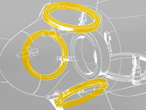 Cojinete de paso de turbina e&oacute;lica: una aplicaci&oacute;n principal del rodamiento giratorio alem&aacute;n HKW